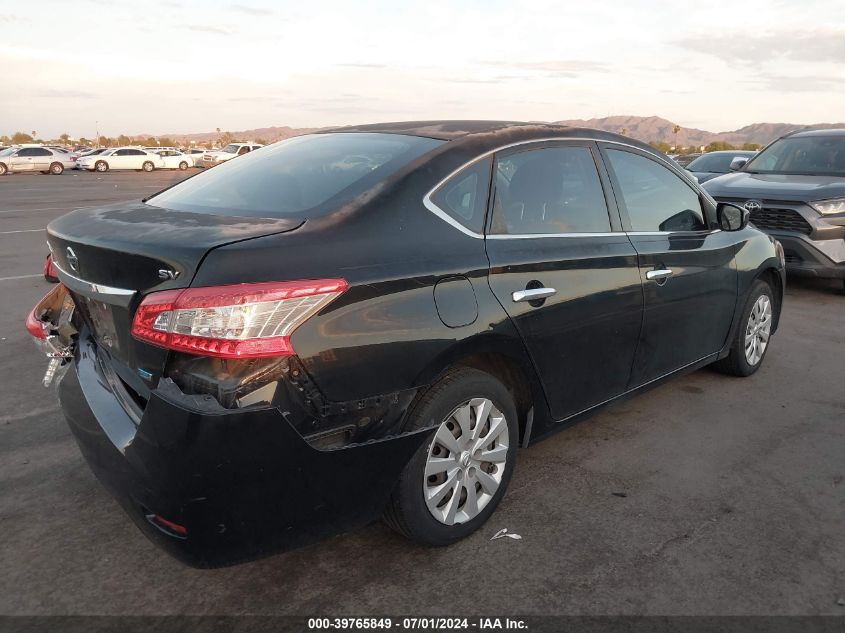 2014 Nissan Sentra Sv VIN: 3N1AB7AP0EY278870 Lot: 39765849