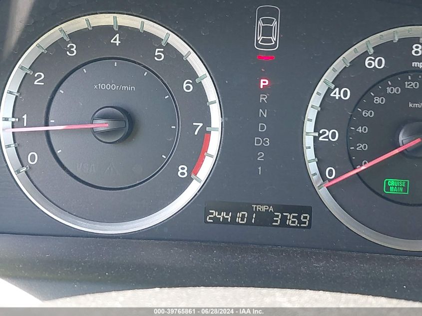 2009 Honda Accord Ex VIN: JHMCP267X9C014250 Lot: 39765861