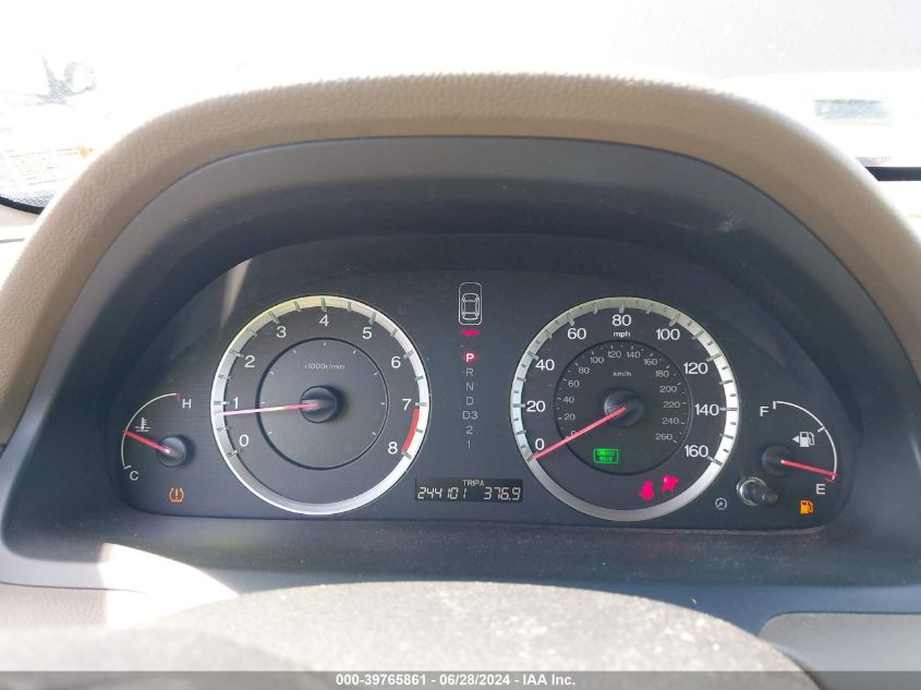 2009 Honda Accord Ex VIN: JHMCP267X9C014250 Lot: 39765861