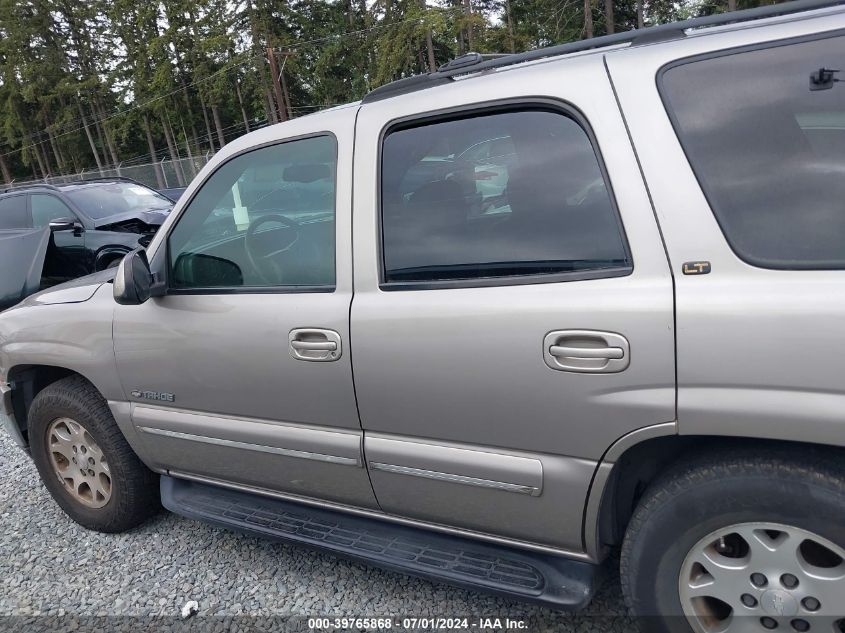 2001 Chevrolet Tahoe Lt VIN: 1GNEK13T01J107001 Lot: 39765868