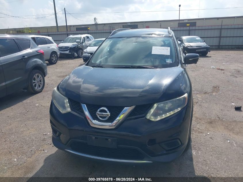 2014 Nissan Rogue Sv VIN: 5N1AT2MT5EC808308 Lot: 39765878