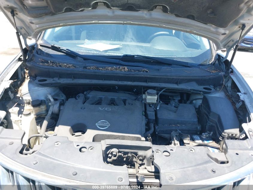 2009 Nissan Murano Sl VIN: JN8AZ18U29W022796 Lot: 39765889