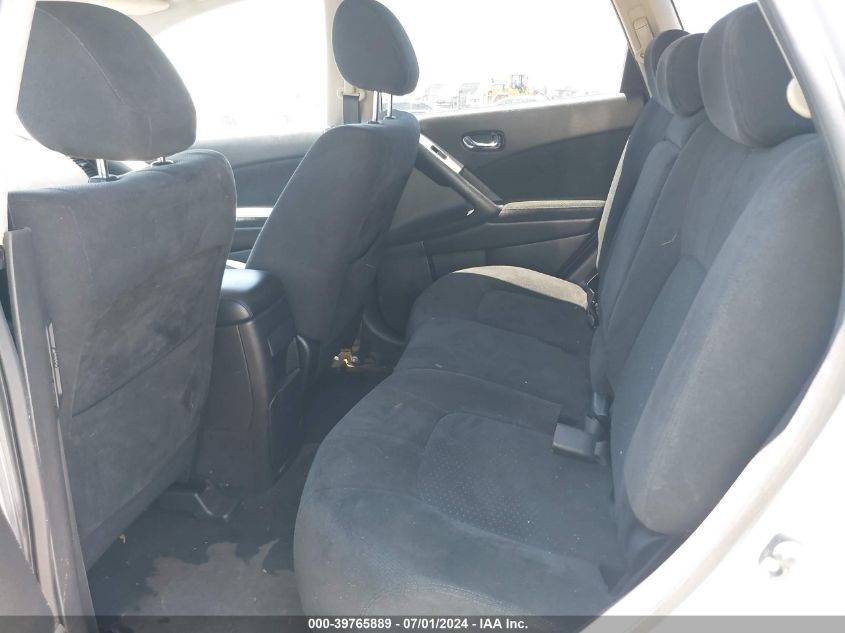 2009 Nissan Murano Sl VIN: JN8AZ18U29W022796 Lot: 39765889