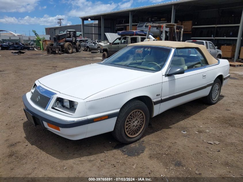 1992 Chrysler Lebaron VIN: 1C3XU4535NF225231 Lot: 39765891