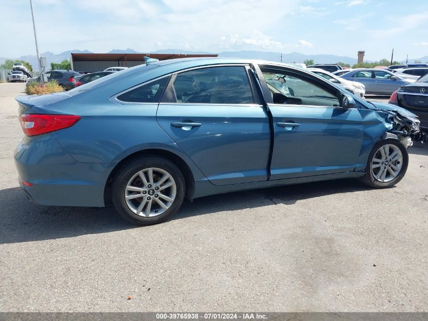 2015 Hyundai Sonata Se VIN: 5NPE24AF4FH203642 Lot: 39765938