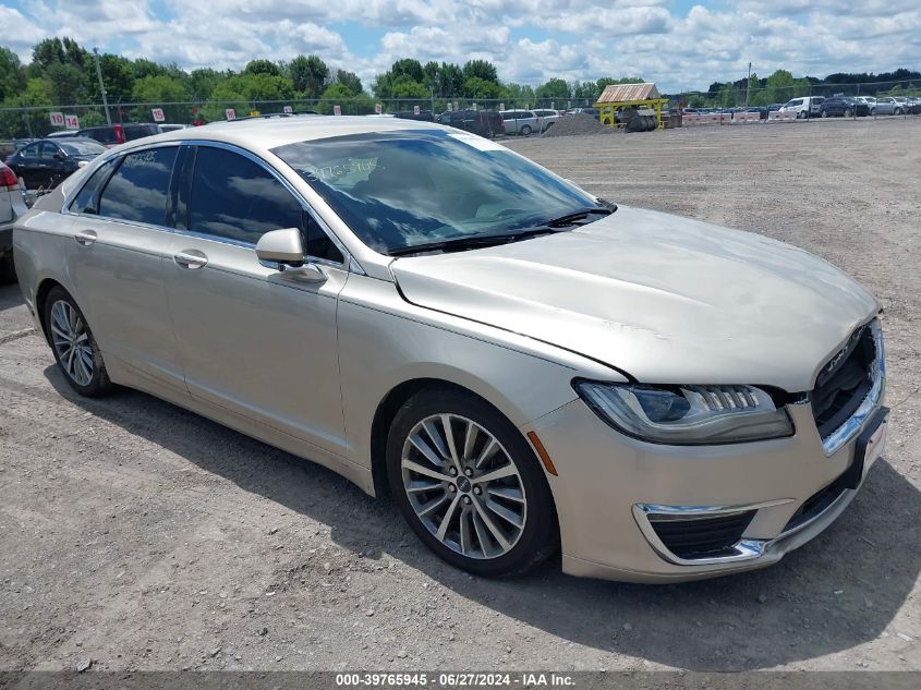 2017 Lincoln Mkz Select VIN: 3LN6L5C98HR619560 Lot: 39765945