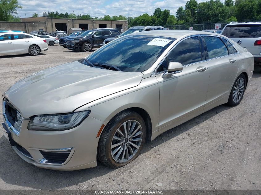 2017 Lincoln Mkz Select VIN: 3LN6L5C98HR619560 Lot: 39765945