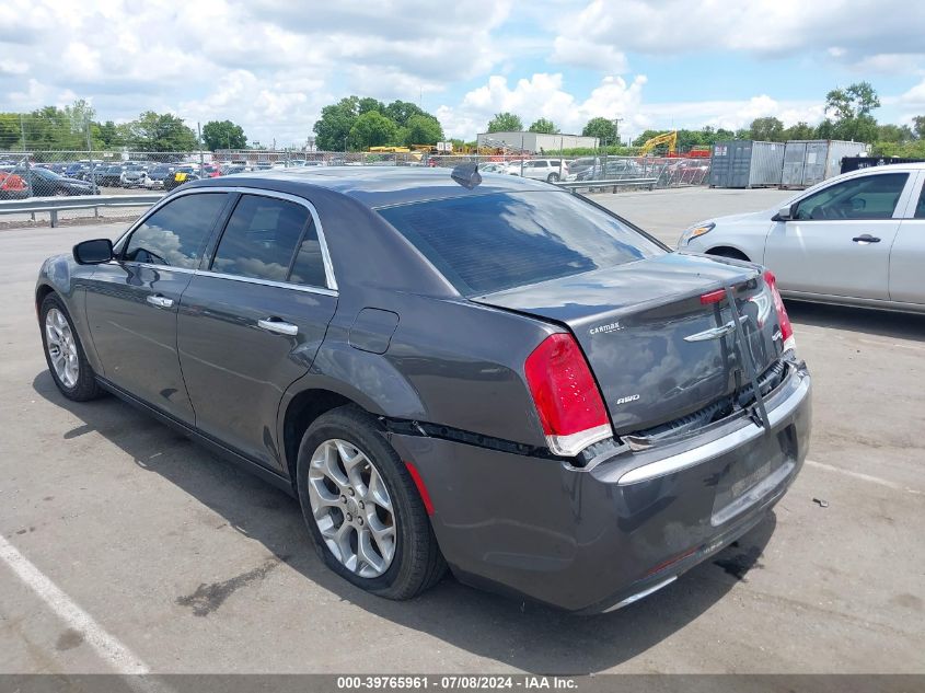 2016 Chrysler 300C Platinum Awd VIN: 2C3CCASG4GH198595 Lot: 39765961
