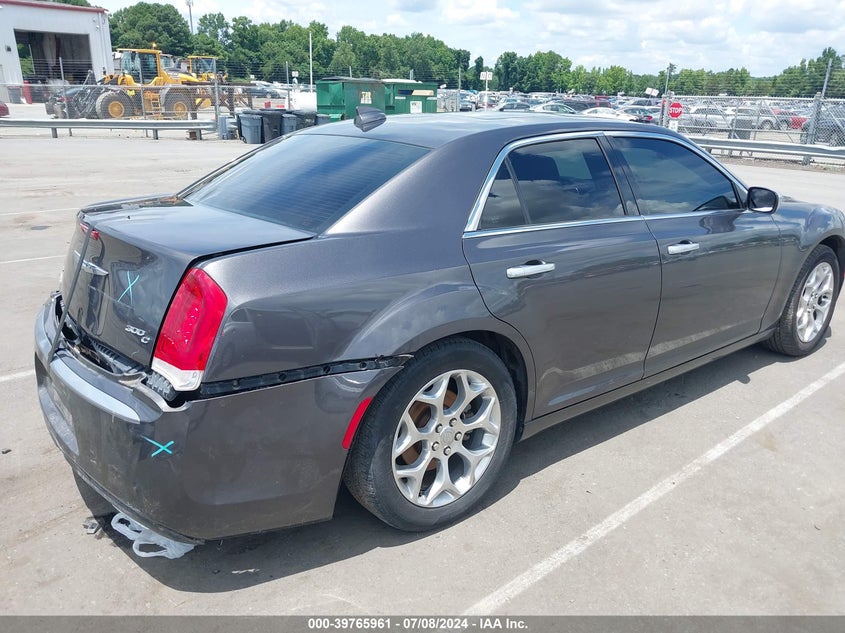 2016 Chrysler 300C Platinum Awd VIN: 2C3CCASG4GH198595 Lot: 39765961