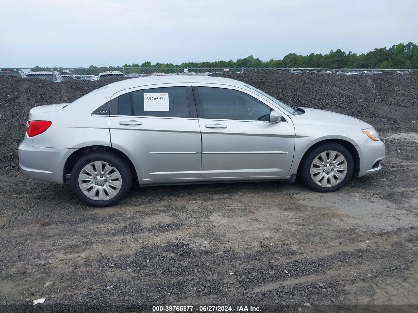 2012 Chrysler 200 Lx VIN: 1C3CCBAB4CN166503 Lot: 39765977