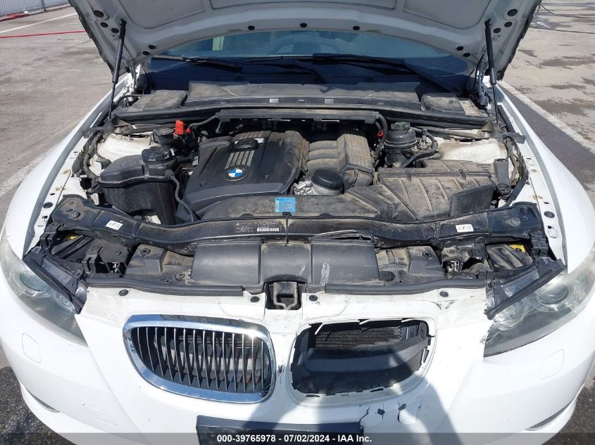 2010 BMW 328I VIN: WBAWL1C5XAPX27487 Lot: 39765978