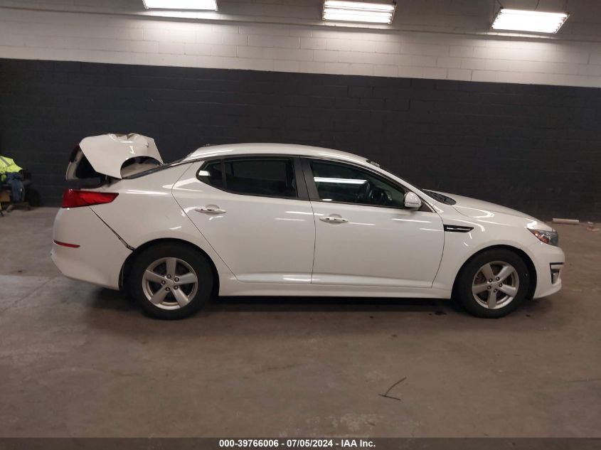 2015 Kia Optima Lx VIN: 5XXGM4A74FG489256 Lot: 39766006