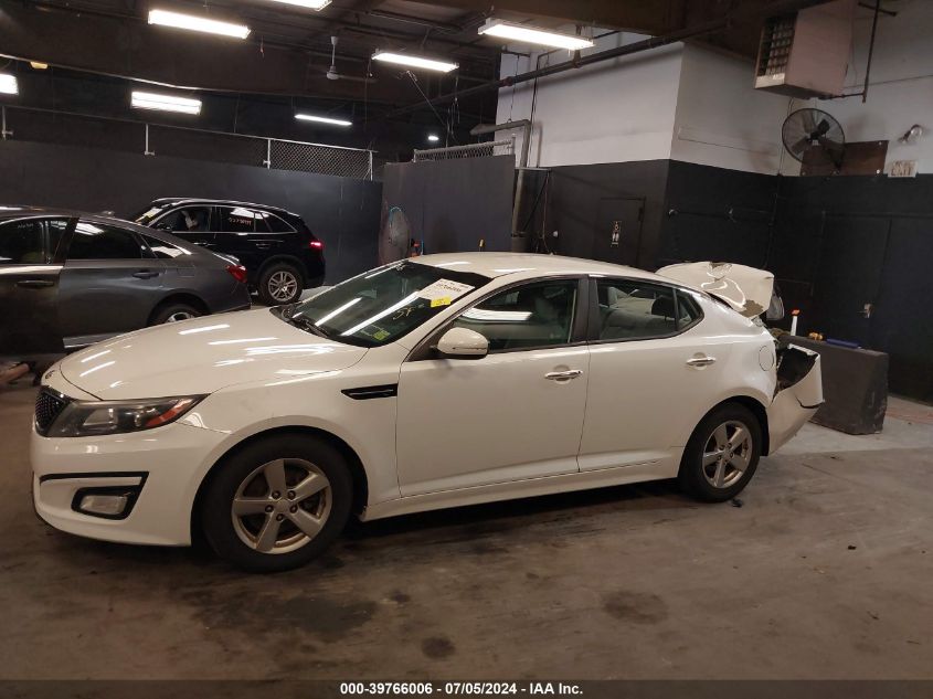 2015 Kia Optima Lx VIN: 5XXGM4A74FG489256 Lot: 39766006