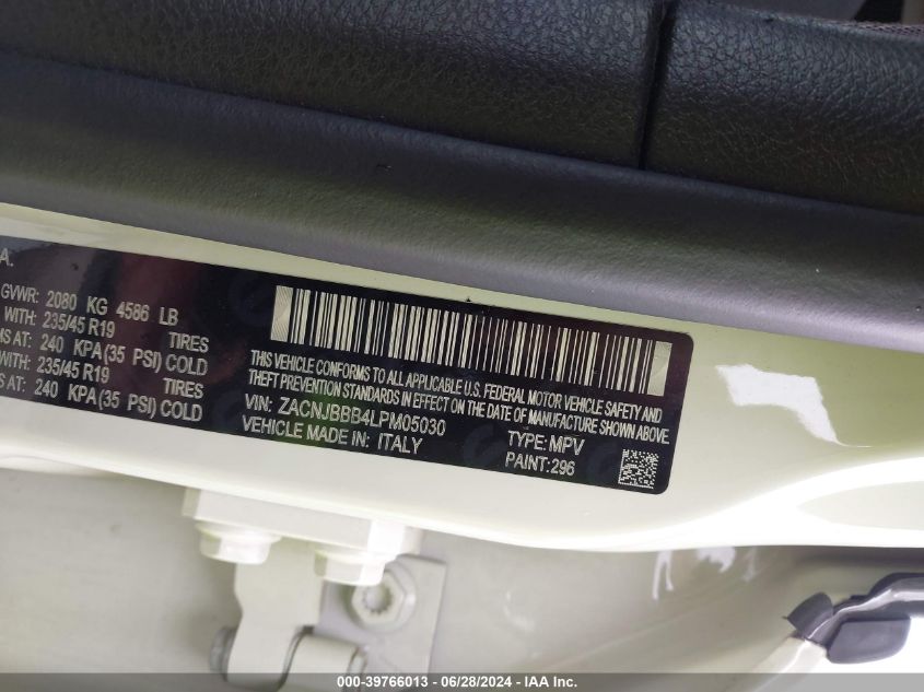 2020 Jeep Renegade Orange Edition 4X4 VIN: ZACNJBBB4LPM05030 Lot: 39766013