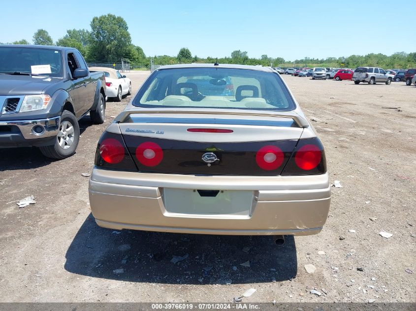 2005 Chevrolet Impala Ls VIN: 2G1WH52K659306088 Lot: 39766019