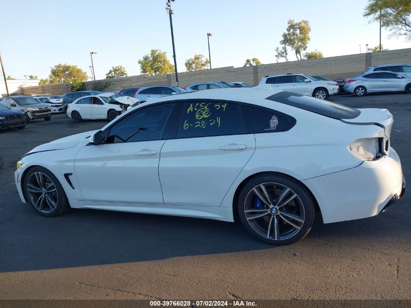 2015 BMW 435I Gran Coupe VIN: WBA4B1C51FG241474 Lot: 39766028