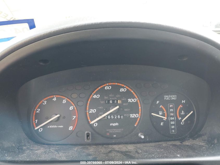 1998 Honda Cr-V Lx VIN: JHLRD2841WC001778 Lot: 39766065