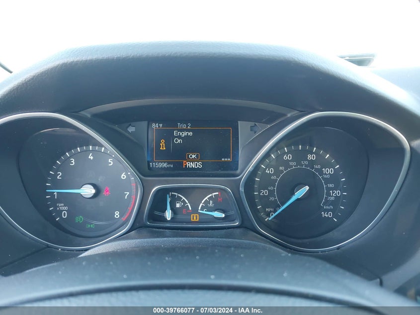 2016 Ford Focus Titanium VIN: 1FADP3N22GL407423 Lot: 39766077