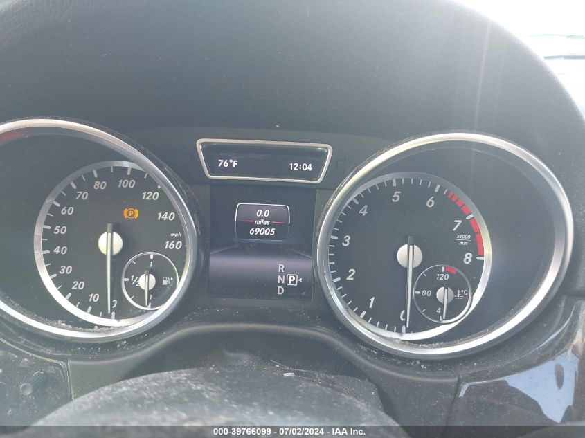 2015 Mercedes-Benz Ml 350 4Matic VIN: 4JGDA5HB4FA448435 Lot: 39766099