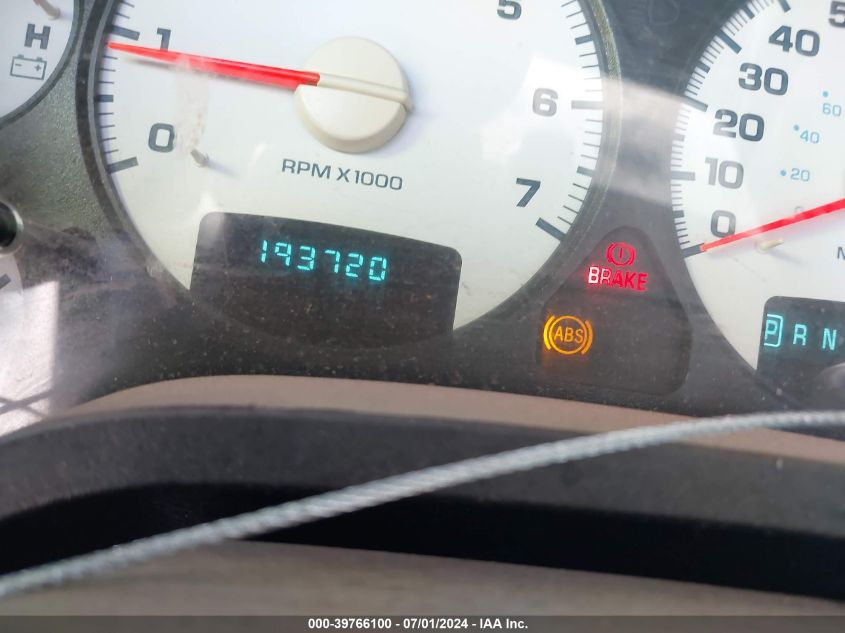 2004 Dodge Ram 1500 Slt/Laramie VIN: 1D7HA18D44J229896 Lot: 39766100