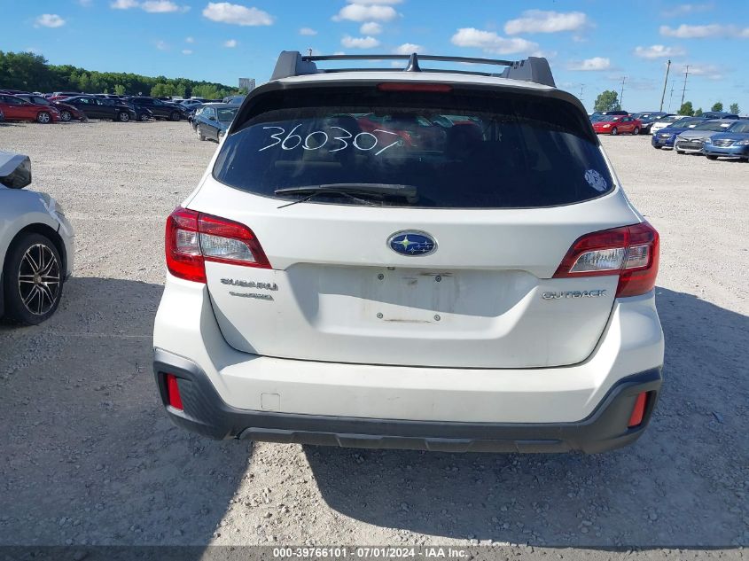 2019 Subaru Outback 2.5I Premium VIN: 4S4BSAFC5K3360307 Lot: 39766101