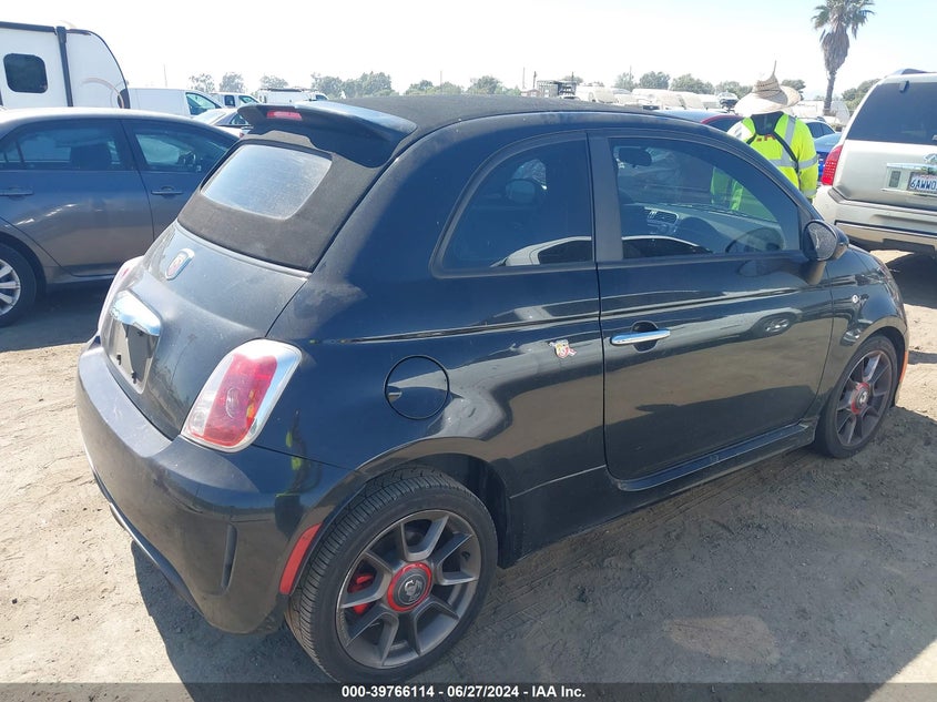 2013 Fiat 500C Abarth VIN: 3C3CFFJHXDT647554 Lot: 39766114