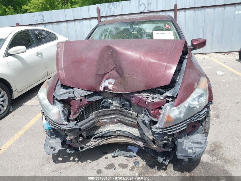 2010 Honda Accord 2.4 Lx VIN: 1HGCP2F37AA154823 Lot: 39766131