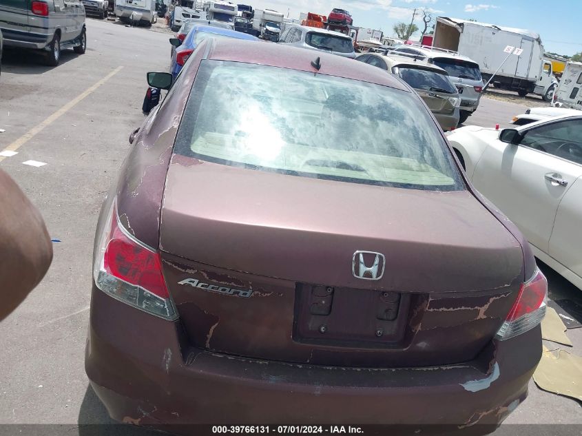 2010 Honda Accord 2.4 Lx VIN: 1HGCP2F37AA154823 Lot: 39766131