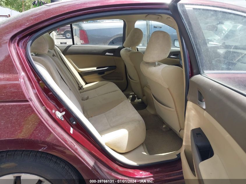 2010 Honda Accord 2.4 Lx VIN: 1HGCP2F37AA154823 Lot: 39766131