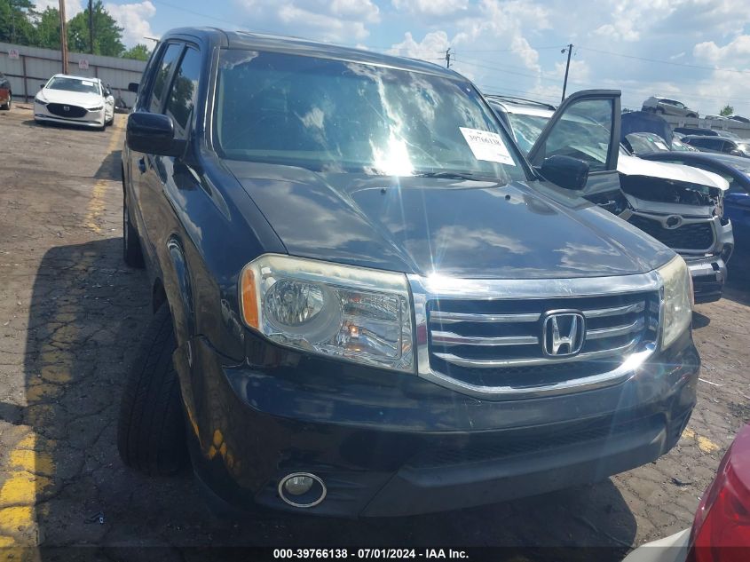 2013 Honda Pilot Ex-L VIN: 5FNYF4H69DB023723 Lot: 39766138