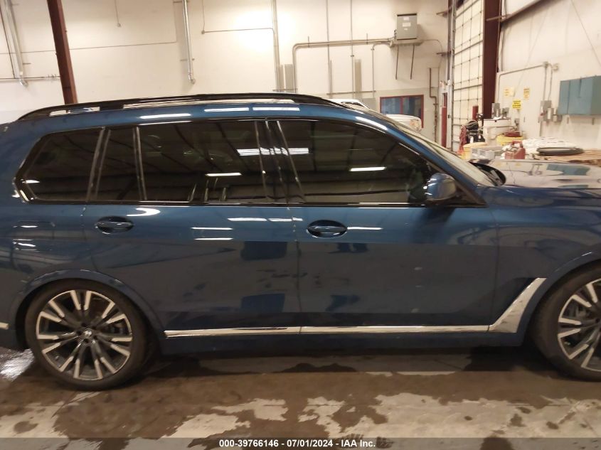 2020 BMW X7 xDrive40I VIN: 5UXCW2C0XL9C65285 Lot: 39766146