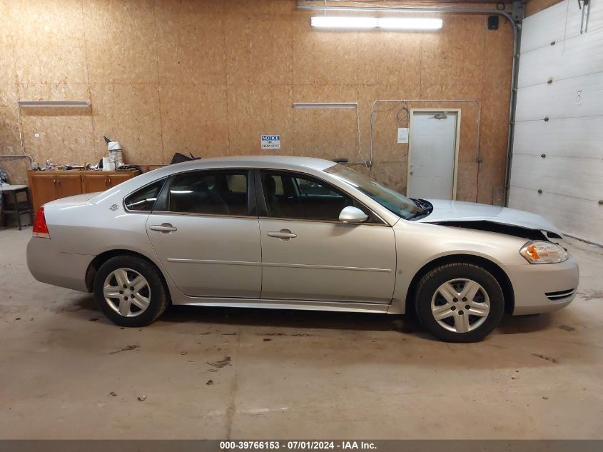 2009 Chevrolet Impala Ls VIN: 2G1WB57K391146458 Lot: 39766153
