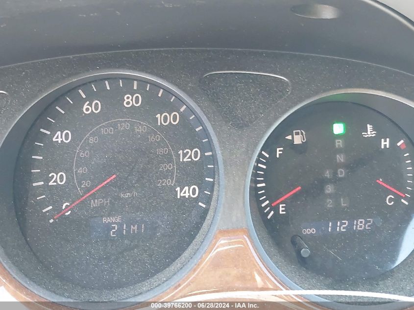 2005 Lexus Es 330 VIN: JTHBA30G055091879 Lot: 39766200