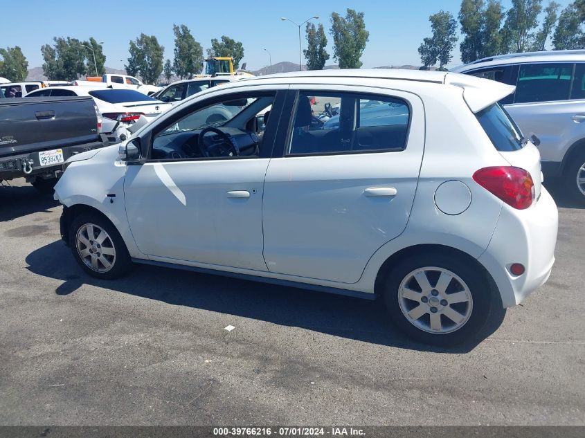 2015 Mitsubishi Mirage Es VIN: ML32A4HJ0FH054194 Lot: 39766216