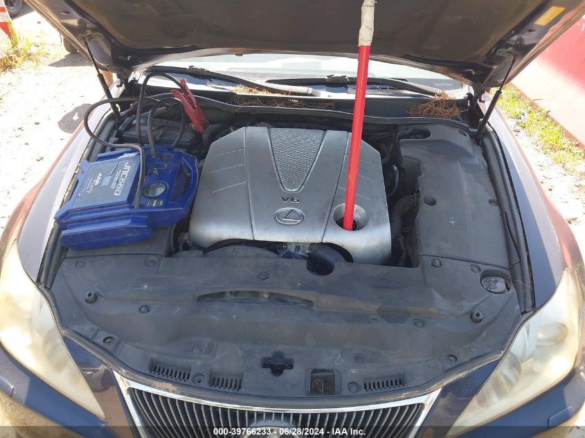 2007 Lexus Is 350 VIN: JTHBE262875014531 Lot: 39766233