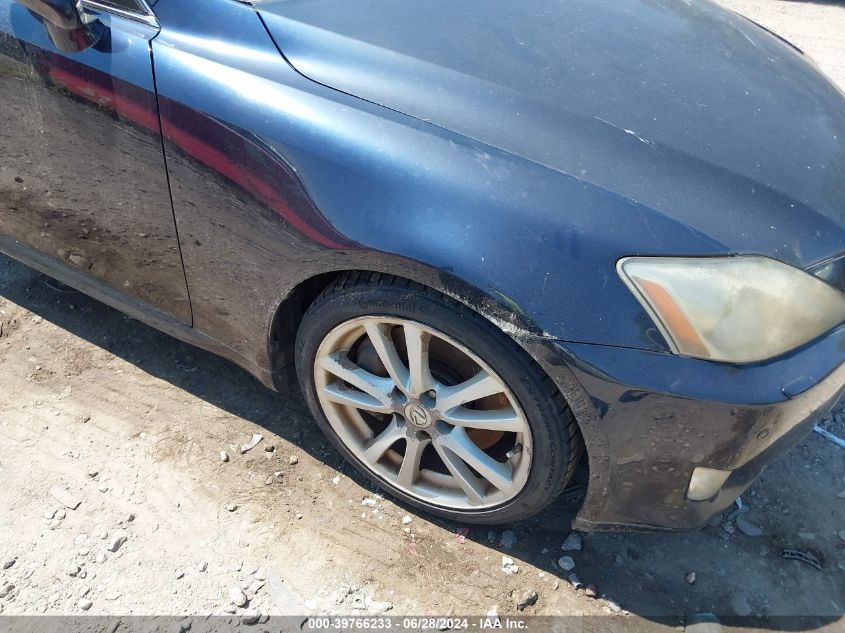 2007 Lexus Is 350 VIN: JTHBE262875014531 Lot: 39766233