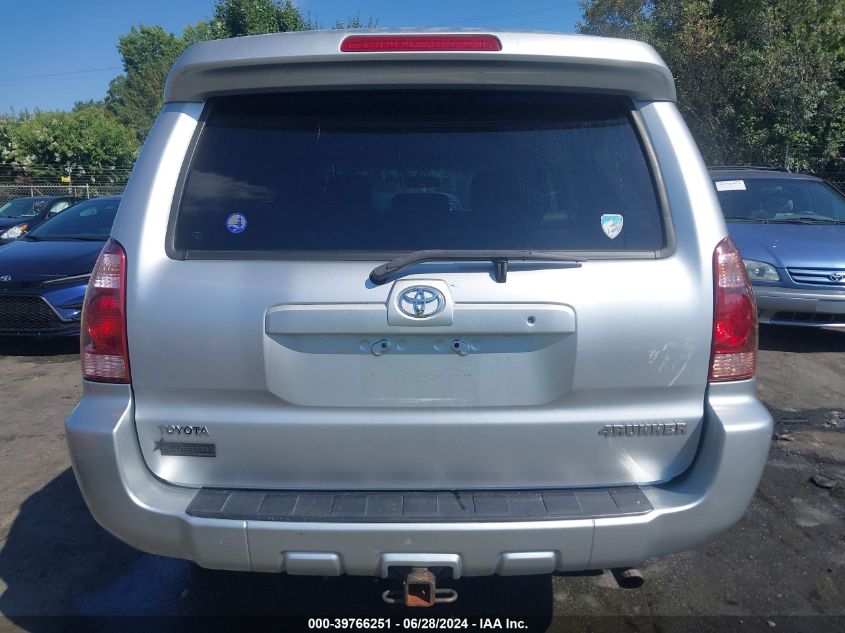 2006 Toyota 4Runner Sr5 Sport V6 VIN: JTEBU14R768068118 Lot: 39766251