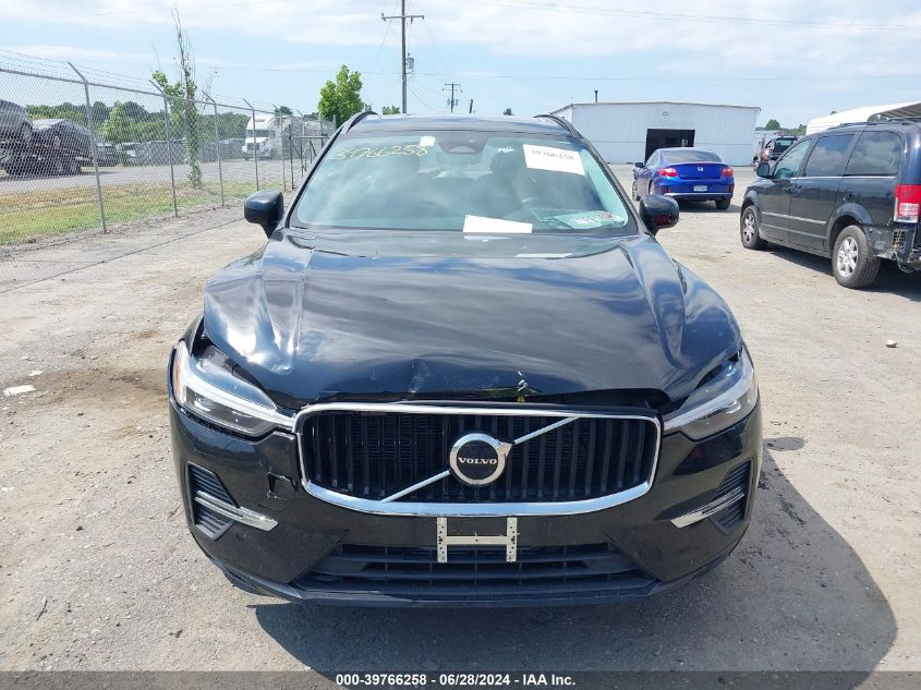 2022 Volvo Xc60 B5 Momentum VIN: YV4L12RK4N1945235 Lot: 39766258