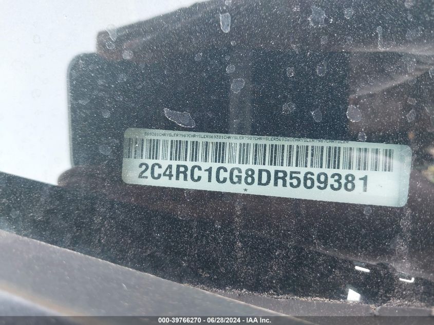 2013 Chrysler Town & Country Touring-L VIN: 2C4RC1CG8DR569381 Lot: 39766270