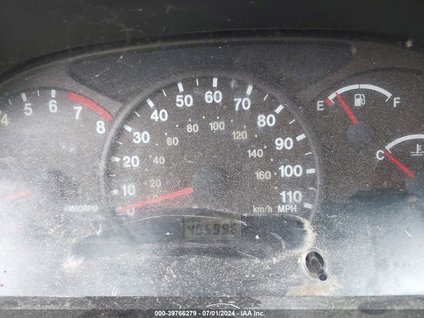 2002 Chevrolet Tracker Hard Top Base VIN: 2CNBJ13C726933708 Lot: 39766279