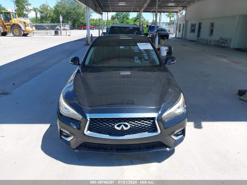 2018 Infiniti Q50 3.0T Luxe VIN: JN1EV7AP9JM361641 Lot: 39766297