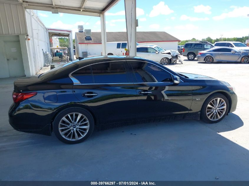 2018 Infiniti Q50 3.0T Luxe VIN: JN1EV7AP9JM361641 Lot: 39766297