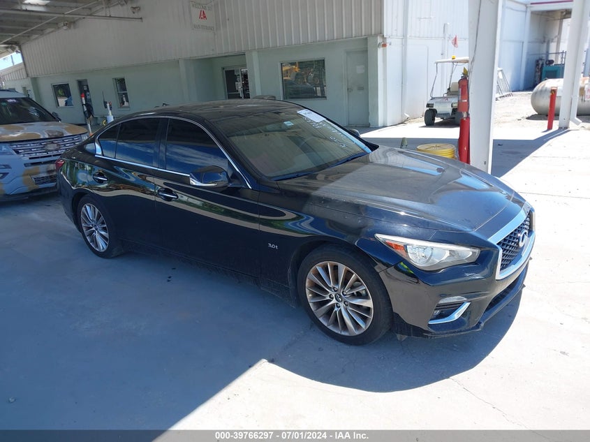 VIN JN1EV7AP9JM361641 2018 INFINITI Q50 3.0T LUXE