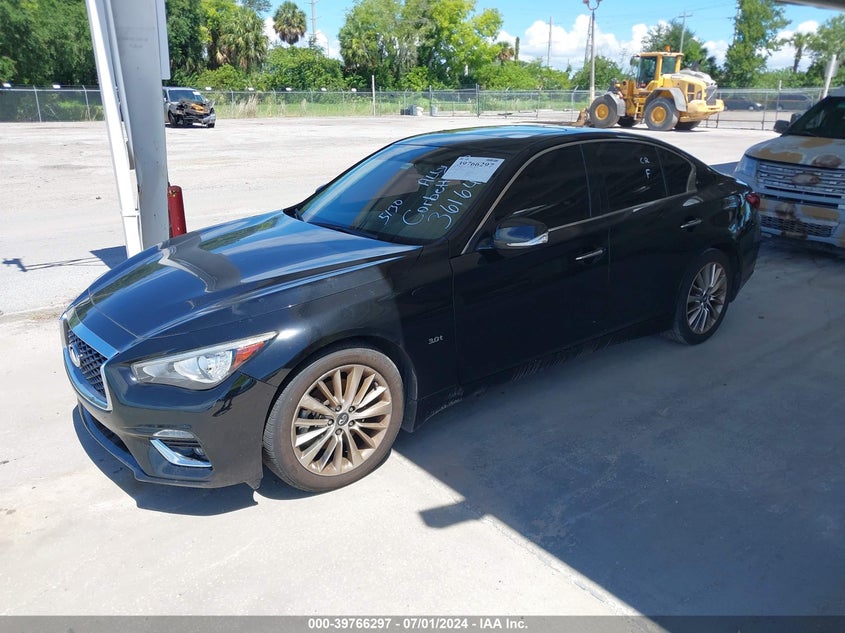 VIN JN1EV7AP9JM361641 2018 INFINITI Q50 3.0T LUXE