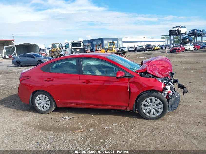 2021 Hyundai Accent Se VIN: 3KPC24A61ME150598 Lot: 39766299