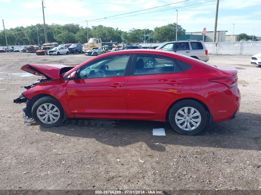 2021 Hyundai Accent Se VIN: 3KPC24A61ME150598 Lot: 39766299