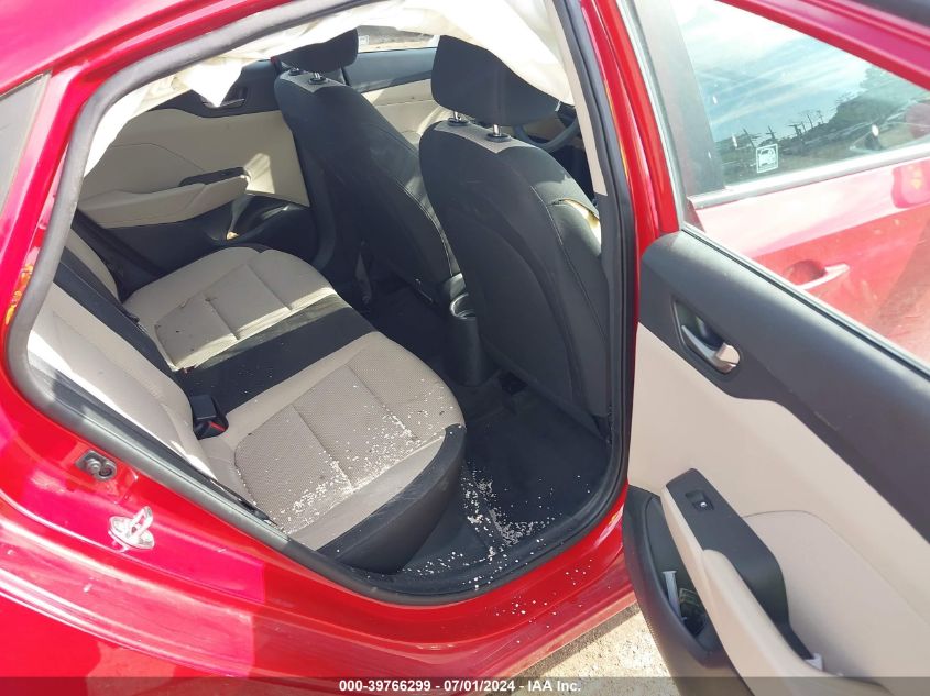 2021 Hyundai Accent Se VIN: 3KPC24A61ME150598 Lot: 39766299