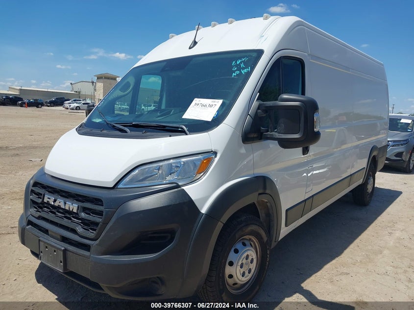 2023 Ram Promaster 3500 Cargo Van High Roof 159 Wb Ext VIN: 3C6MRVJG1PE522273 Lot: 39766307