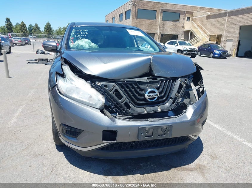 2015 Nissan Murano S VIN: 5N1AZ2MG7FN268841 Lot: 39766318