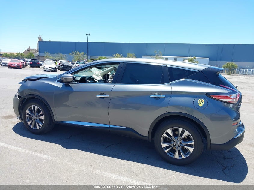 2015 Nissan Murano S VIN: 5N1AZ2MG7FN268841 Lot: 39766318